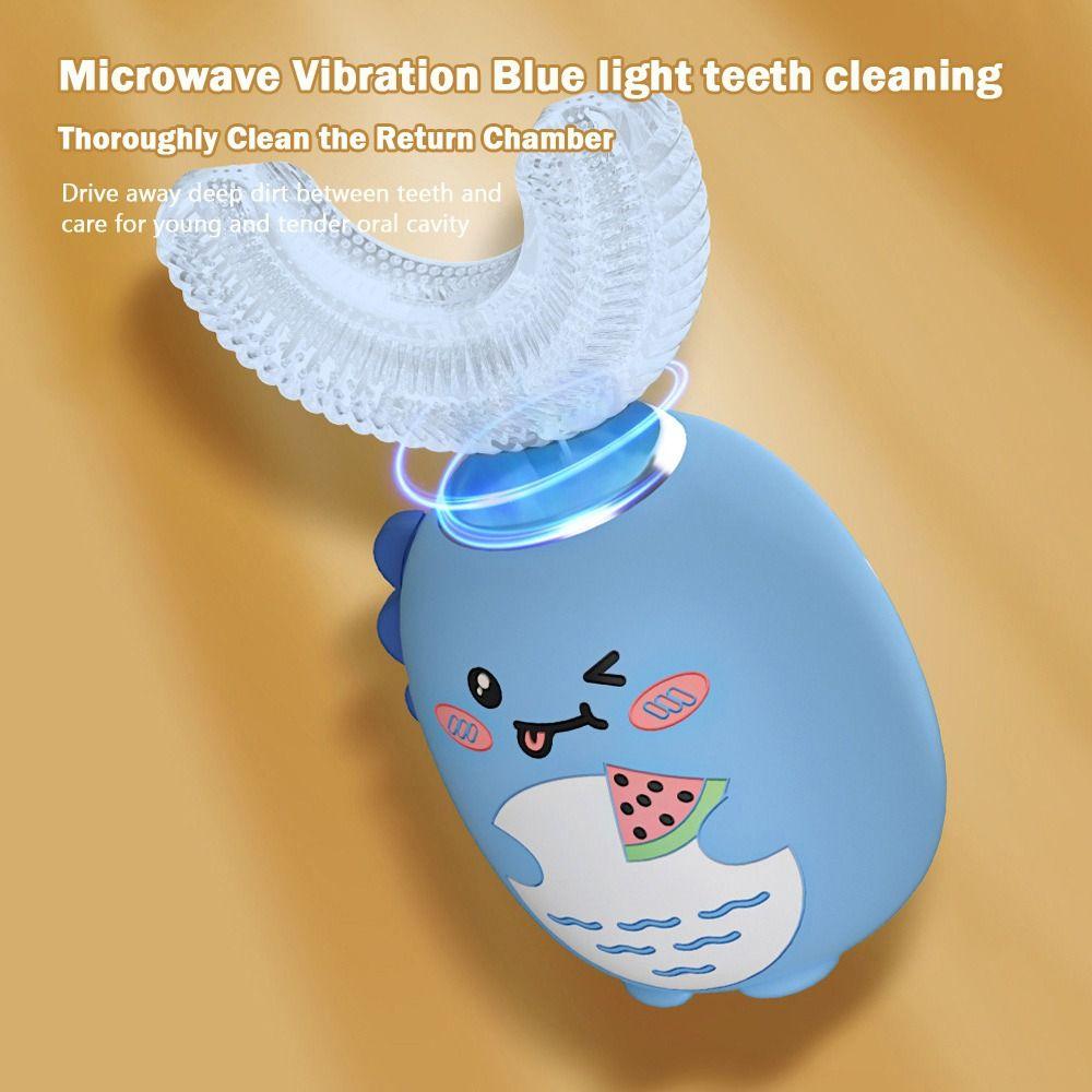 Degree Cleaning Children Tooth Brush U-shaped Baby Toothbrush Sonic Toothbrush Toothbrushing Tools