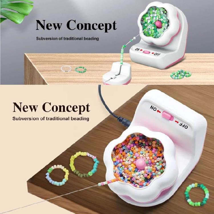 Handy Bead Stringer Electric Beading Spinner Professional Handchain Beading Tool