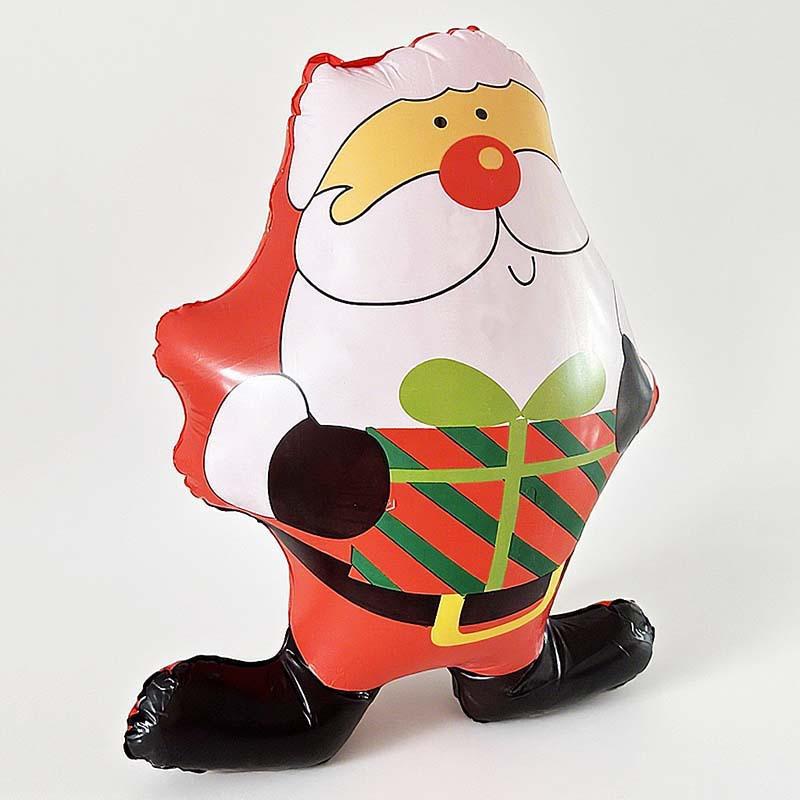 1 Piece 55Cm Pvc Inflatable Tumbler Santa Claus Snowman Reindeer Shape Cartoon Balloon Christmas Party Decoration Large Balloon