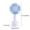 YOBOLK Mini Handheld Fan, USB Rechargeable, 3 Speeds, Portable & Lightweight, Cute Desk Fan, Compatible with Travel Use