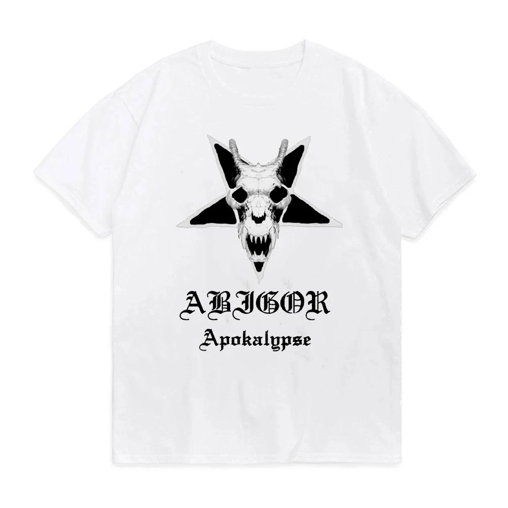 Abigor Rock Band T-Shirt Emperor Watain Behemoth Darkthrone Satyrico T-Shirt Herren T-Shirt