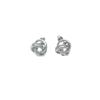 European & American S925 Sterling Silver Twisted Rope Mushroom Earrings - Women's Geometric Creative Stud Design