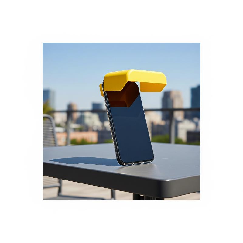 1Pcs Adjustable Angle Portable Pool Phone Sunshade 3D Prints Beach Phone Sunshade Anti-Reflective Anti-Glare Phone Umbrella