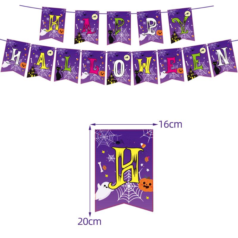 

Halloween Plates Disposable Party Supplies Paper Dinnerware Set 7 9 Inch Cups Napkins Creative Design For Theme Parties Flag