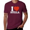 I Love Stella T-Shirt blacks vintage clothes cute clothes cotton graphic tees plain black t shirts men