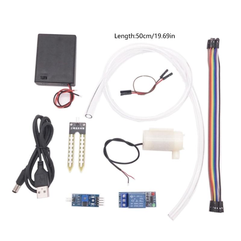 DIY Automatic Irrigation Watering System Kit Watering Pump Artifact Supplies for Indoor Outdoor Garden Lawn Watering