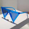Triangle Shaped Sunglasses  New Fashion Candy Color Beach Holiday Shades Trendy Brand Design Cute Decor Sun Glasses