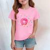 Kids Print Short Sleeve T-Shirt - Round Neck Casual Tee for Children