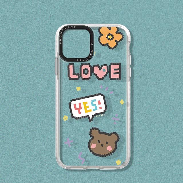 

Чехол для телефона с милым медведем из мультфильма для Iphone 14promax 14plus 13 12 11 Pro Max, роскошный прозрачный цветной мягкий силиконовый чехол Carcasa For iPhone 13