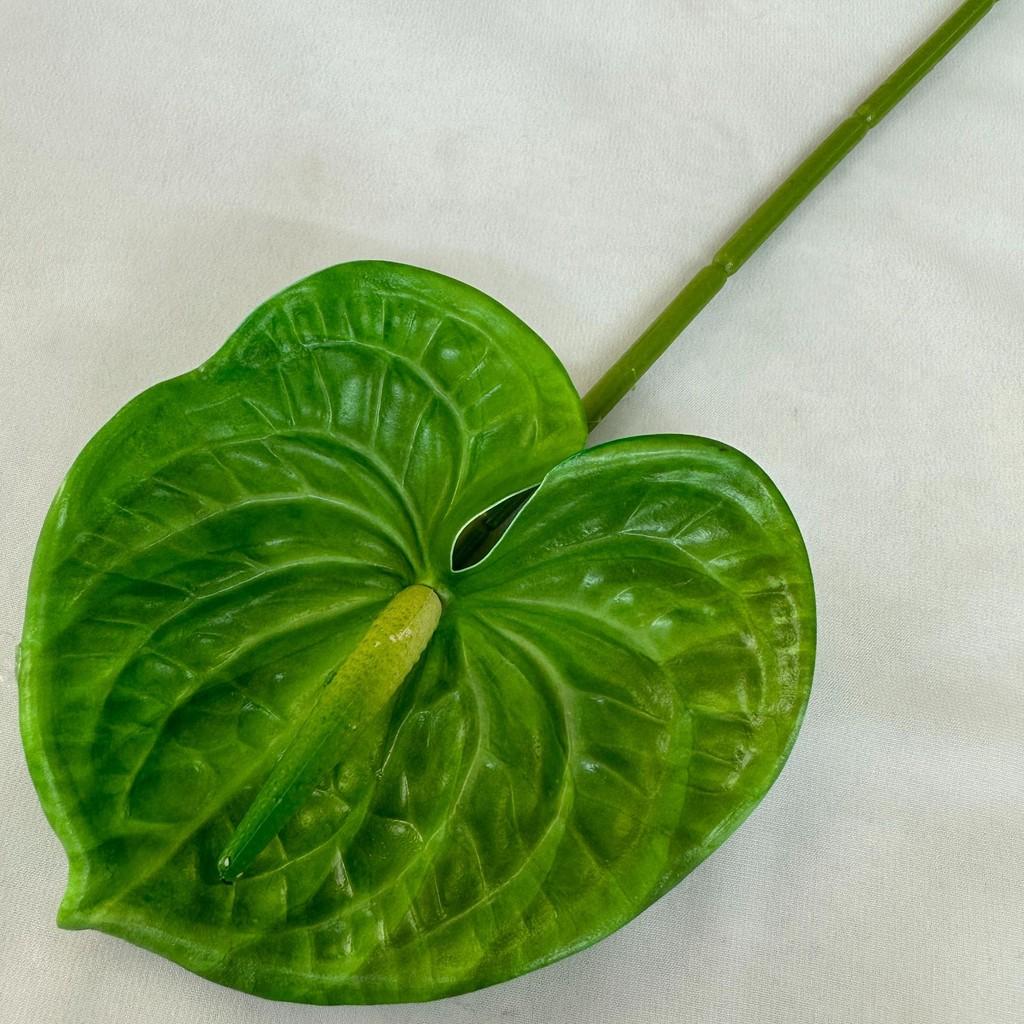 

Антуриум Цветок Искусственный Свадьба Отель Ресторан Комната Украшение Стена Deep Green