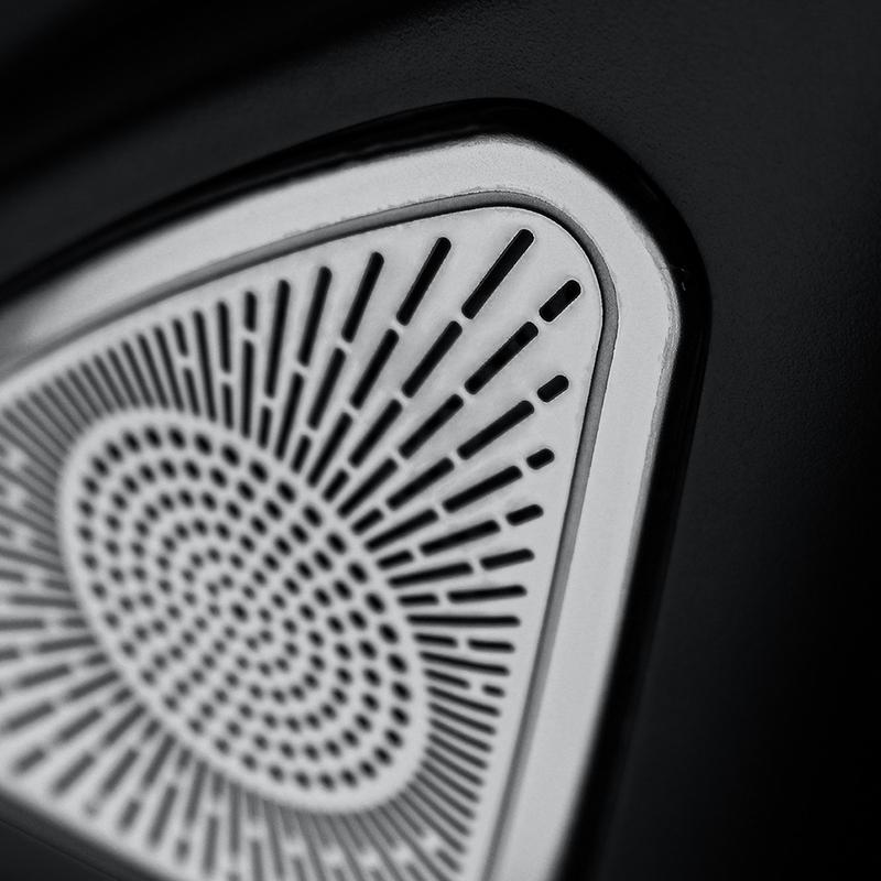 Stainless Steel A-Pillar Tweeter Speaker Cover Trim Fit Kia K3 Forte -2024 Interior Decor Parts