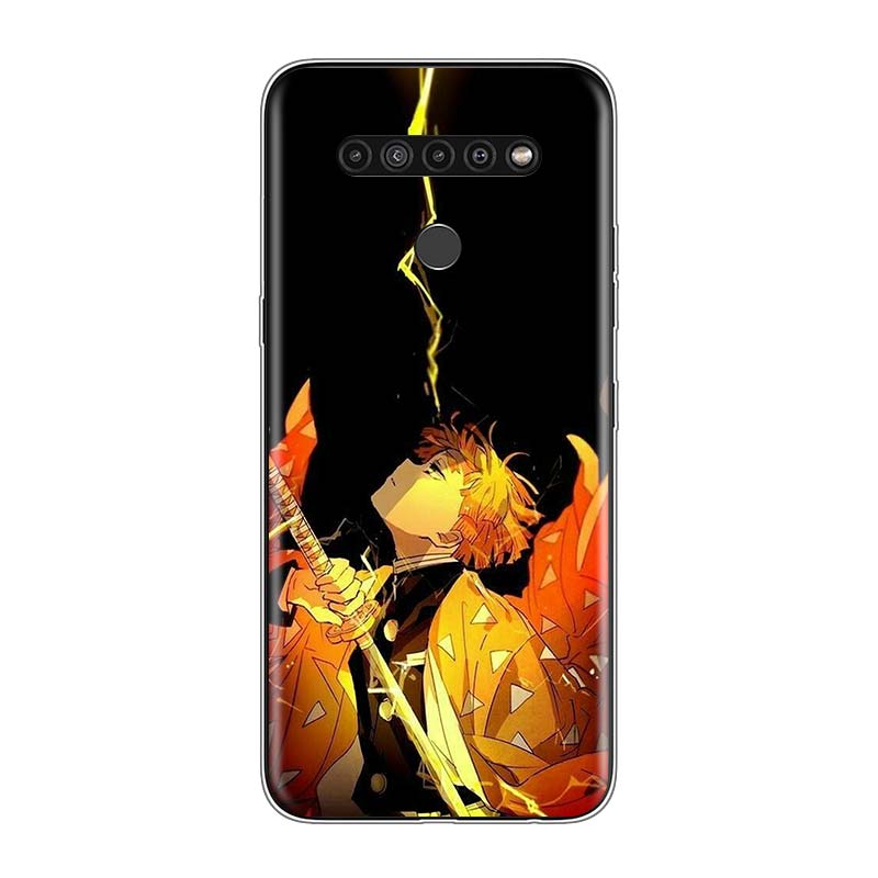 Demon Slayer Kimetsu No Yaiba For LG V60 V50S V50 G8X G8S G8 G7 ThinQ 5G K61 K51S K41S K30 K20 Q60 Q9 Soft Phone Case