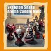 Skull Aromatherapy Candle Mold Terror Skull Halloween Plaster Party Decor Cranium Resin Mould Skull Snake Halloween Gifts