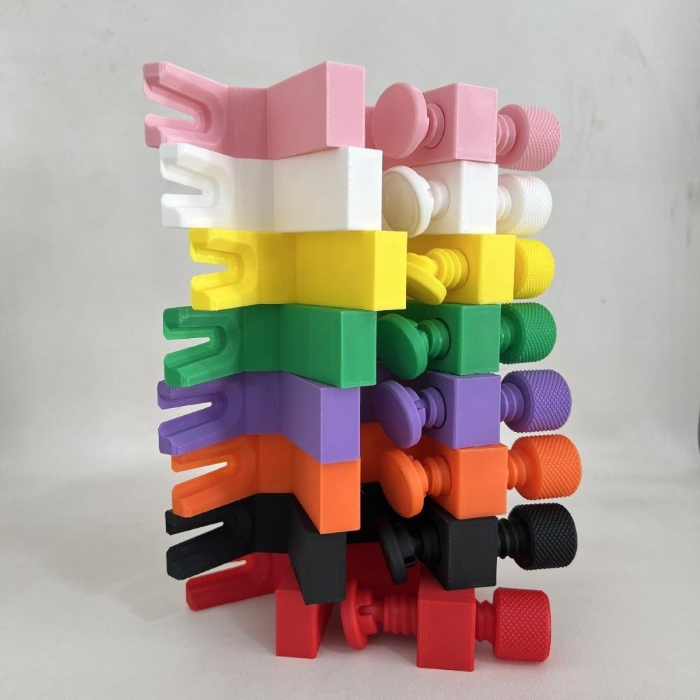 Plastic Zipper Pull Jig Handmade Reusable Zipper Making Tool Solid Color Easy To Assemble Auxiliary Sewing Zipper Jig