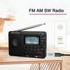 V115 Radio FM AM SW Radio Portable Rechargeable Multilingual Radio For Christmas Gift Full Wave USB Recorder Built-In Speaker
