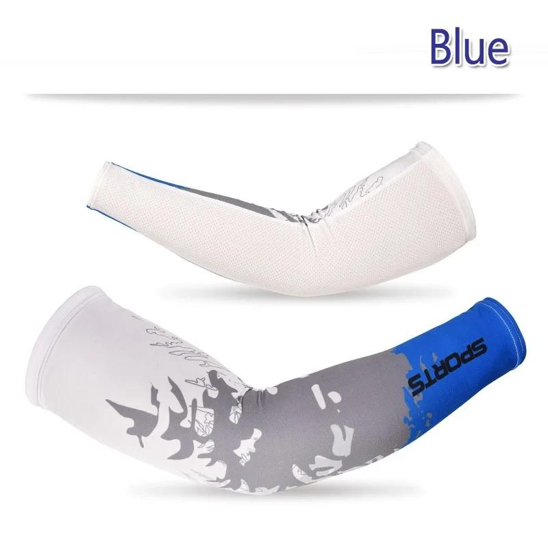 New Fashion Sports Ice Silk Cool Arm Sleeve Cycling Arm Elbow Sun Protector  Summer Sleeve