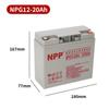Naipu NPP 12V 120Ah Solar Colloidal Battery for Household, UPS, RV, Street Lighting