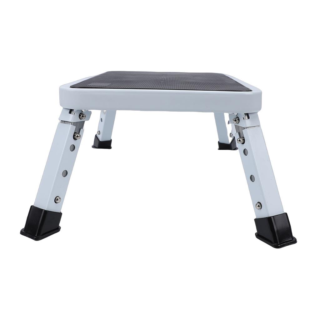 RV Step Stool 3 Gears Height Adjustable Non Slip Wide Finish 150KG Load Capacity RV Platform Step Stool