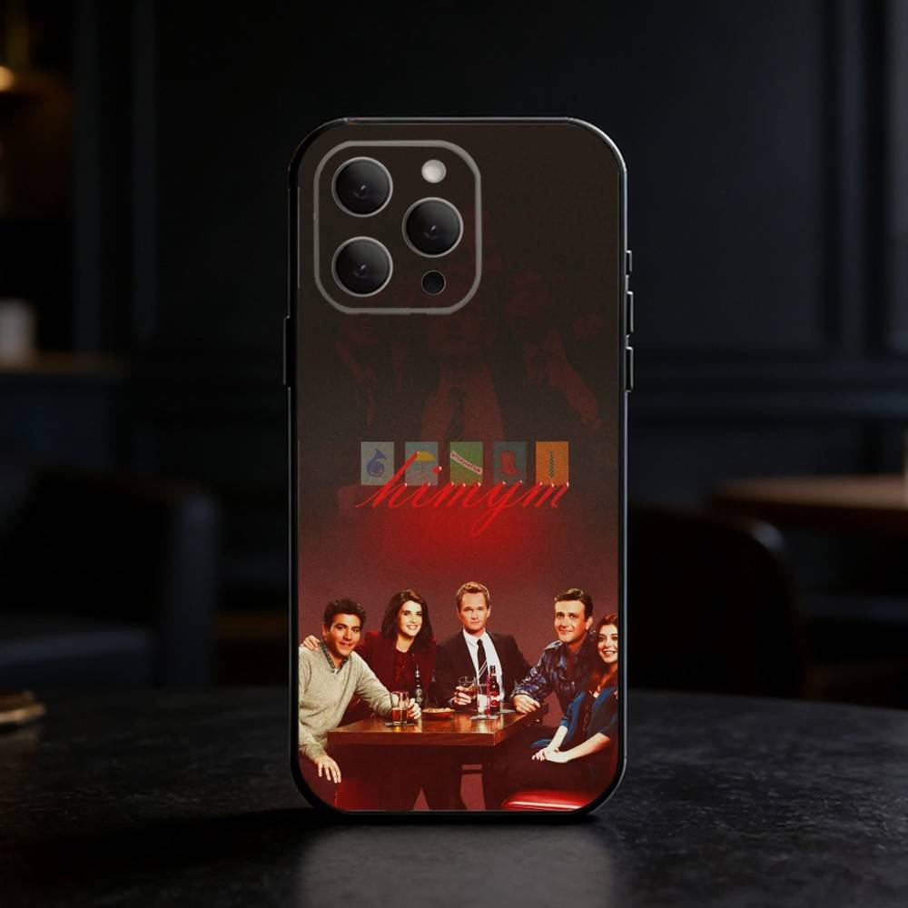 How I Met Your Mother Himym Phone Case For iPhone 17,16,15,14,13,12,11 Plus,Pro,Max,Mini Silicone black Soft Cover