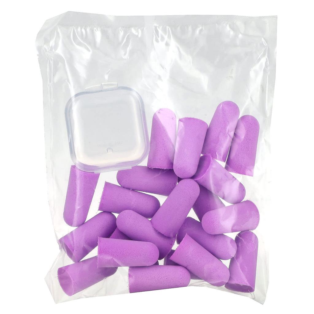 Protechs, Low Noise Time Foam Earplugs, 10 Pairs + Case