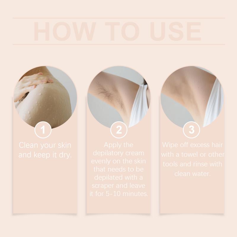 Fast Painless Hair Growth Inhibitor Oceaura Hair Removal Cream Arm Armpit Legs Intimate Areas Depilatory For Men Woman