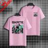 Unisex  Unisex Fashion Graphic Tshirt With Skateboard Theme Desgin Pure Cotton Short Sleeve Casual Tshirt Perfect For Sports Wear