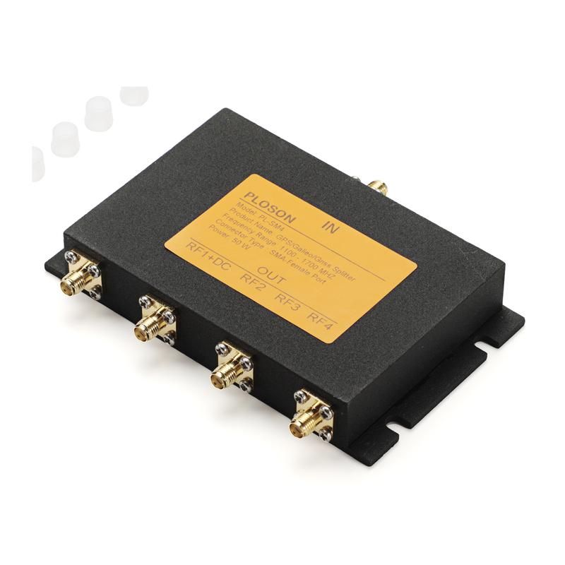 PLOSON GPS/Galieo/Gnss 2-Ways/3-Way/4-Way Antenna Power Splitter 1100-1700MHz GPS Antenna Splitter Divider for Ship Marine