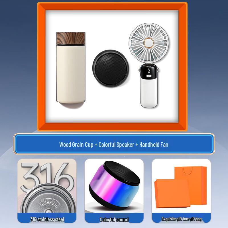 Customizable Business Gift Sets with Vacuum Flask Three-piece Set