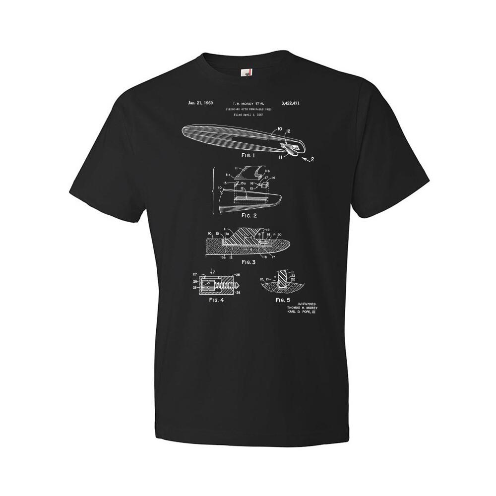 Surf Board Patent Shirt Surfing T Shirts Gifts For Surfers Gifts For Men
