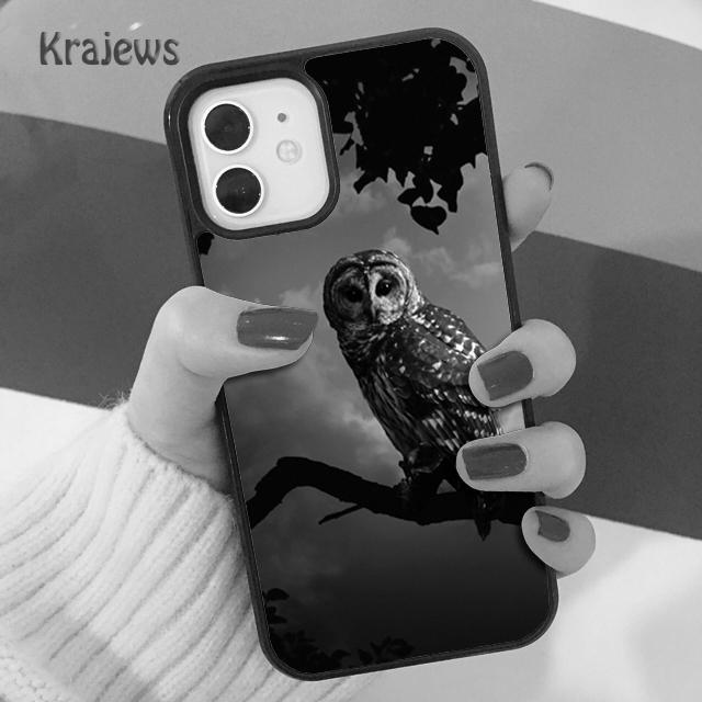 Animal Owl Eyes Soft Phone Case Cover For iPhone 17 Air 16 15 14 plus 11 12 13 pro max coque Shell Fundas