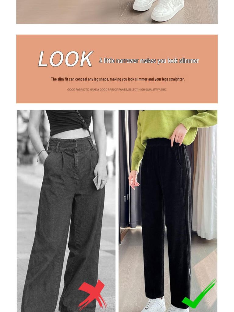 Pantaloni Harem Skinny pentru Femei - Elegante Picioare Drepte Înguste pentru Toamnă, Primăvară și Iarnă 2025