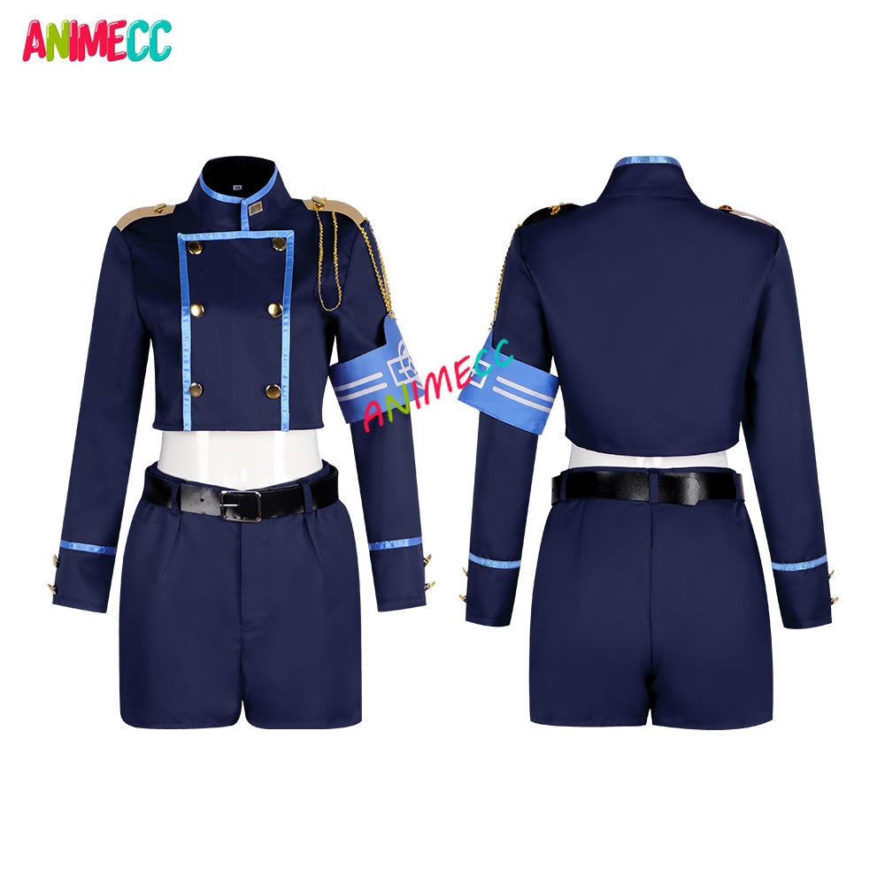 ANIMECC S-2XL Blue Archive Tachibana Hikari Nozomi Cosplay Costume Wig Anime Project MX School Uniforms Halloween