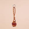 Handmade Braided Bag Charm with Ball Knot Woven Rope Keychain for Women Handbags Purse Bags Pendant Car Keys Gifts Accessories