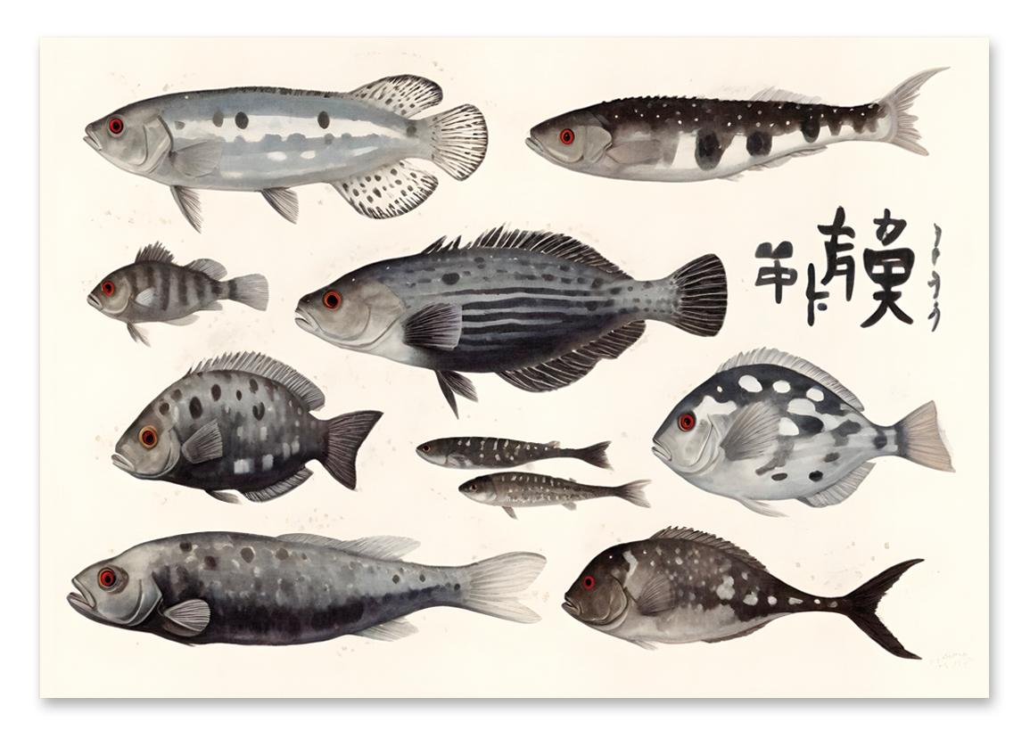 

Плакат риби рибки 30x40 cm