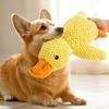 Dog Plush Toy Soft Stuffed Animal Puppy Chew Toy Squeaky Plush Duck Elephant Interactive Play Pet Tug Toy for Puppies Small Breeds Delicate Chewers