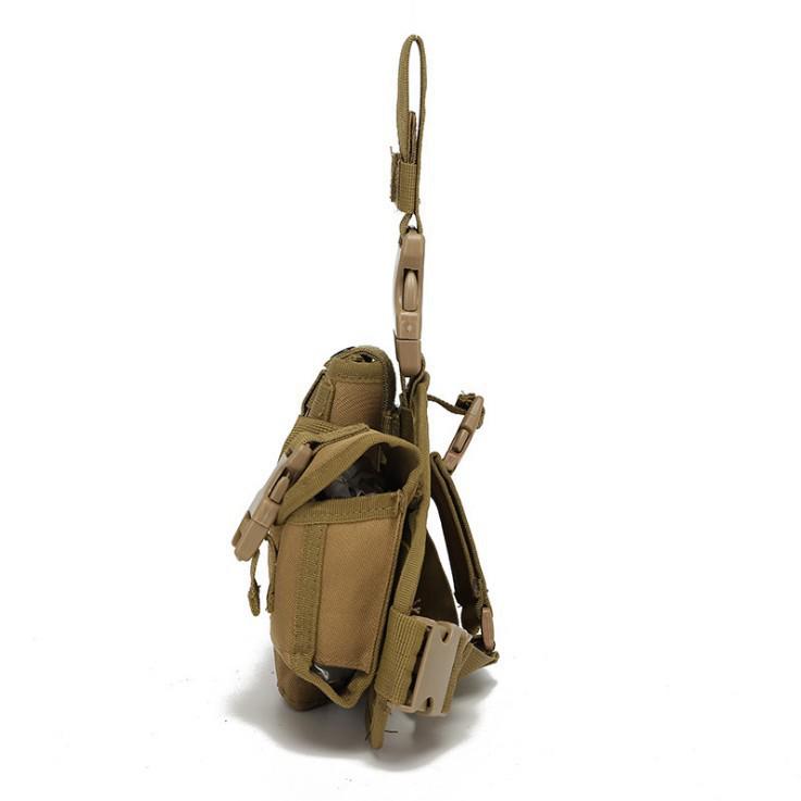 Tactical Waist and Leg Bag with Molle Attachment for Training and Gun Accessories