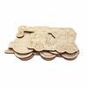 15 Stück Unfertige Holz-LKW-Ausschnitte Bastelartikel LKW-Party-Spiel Gastgeschenke Fahrzeuge zum Bemalen Holz-LKW Hängende Ornamente