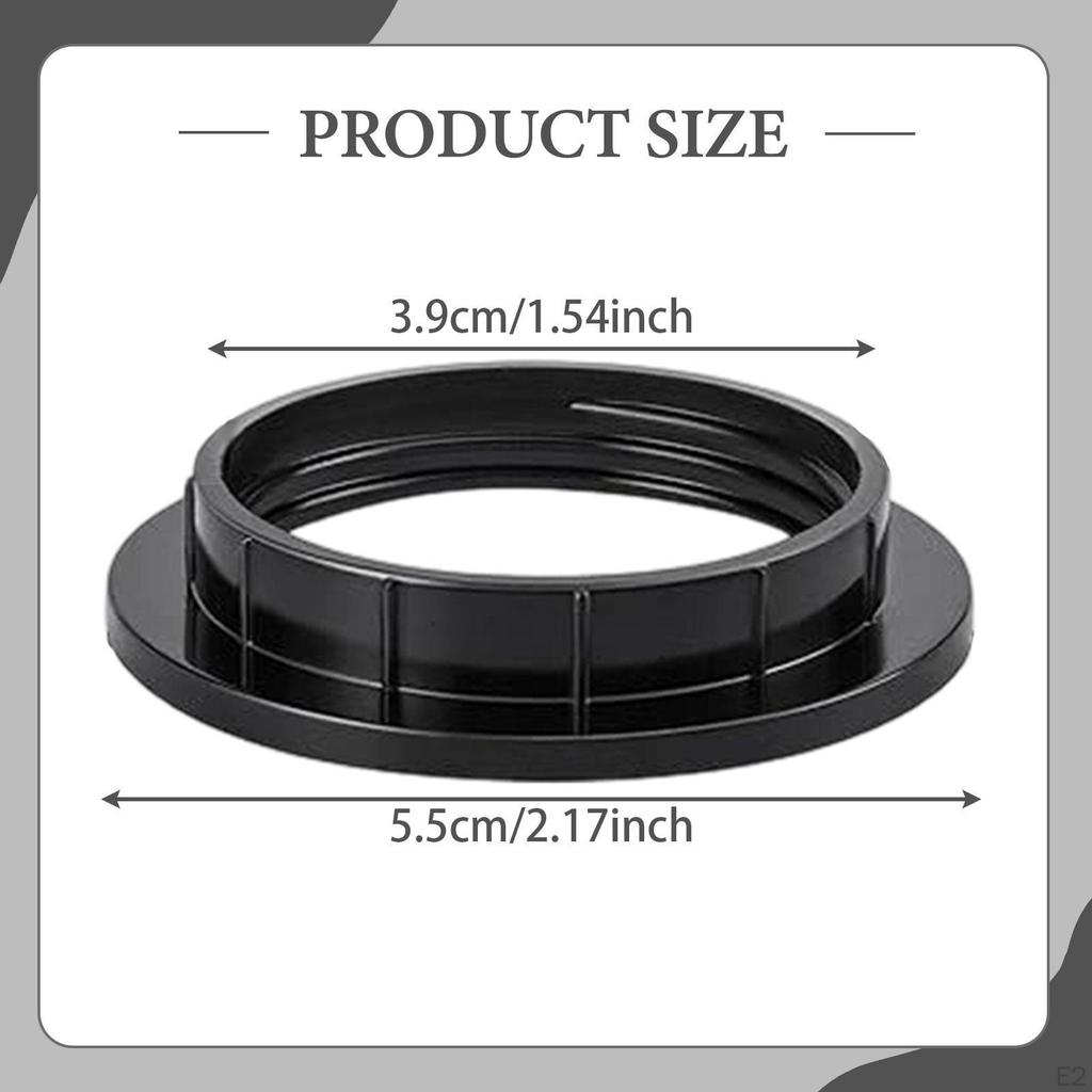 6 Count E26 E27 Lamp Shade Holders for Table And Pendant Lights