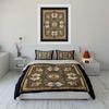 Golden Arabesque Dreamscape. Bedding Sets Duvet Covers Pillowcases(1* Duvet Cover 2* Pillowcases Without Duvet Insert)