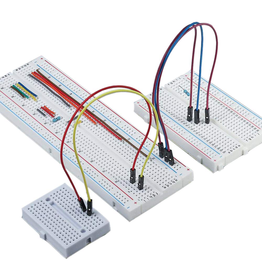 Samcos 400 Set of 400 Tie Mini Breadboard for with Adhesive Tape Breadboard, Holes, 5, Points, Arduino, Electronics,