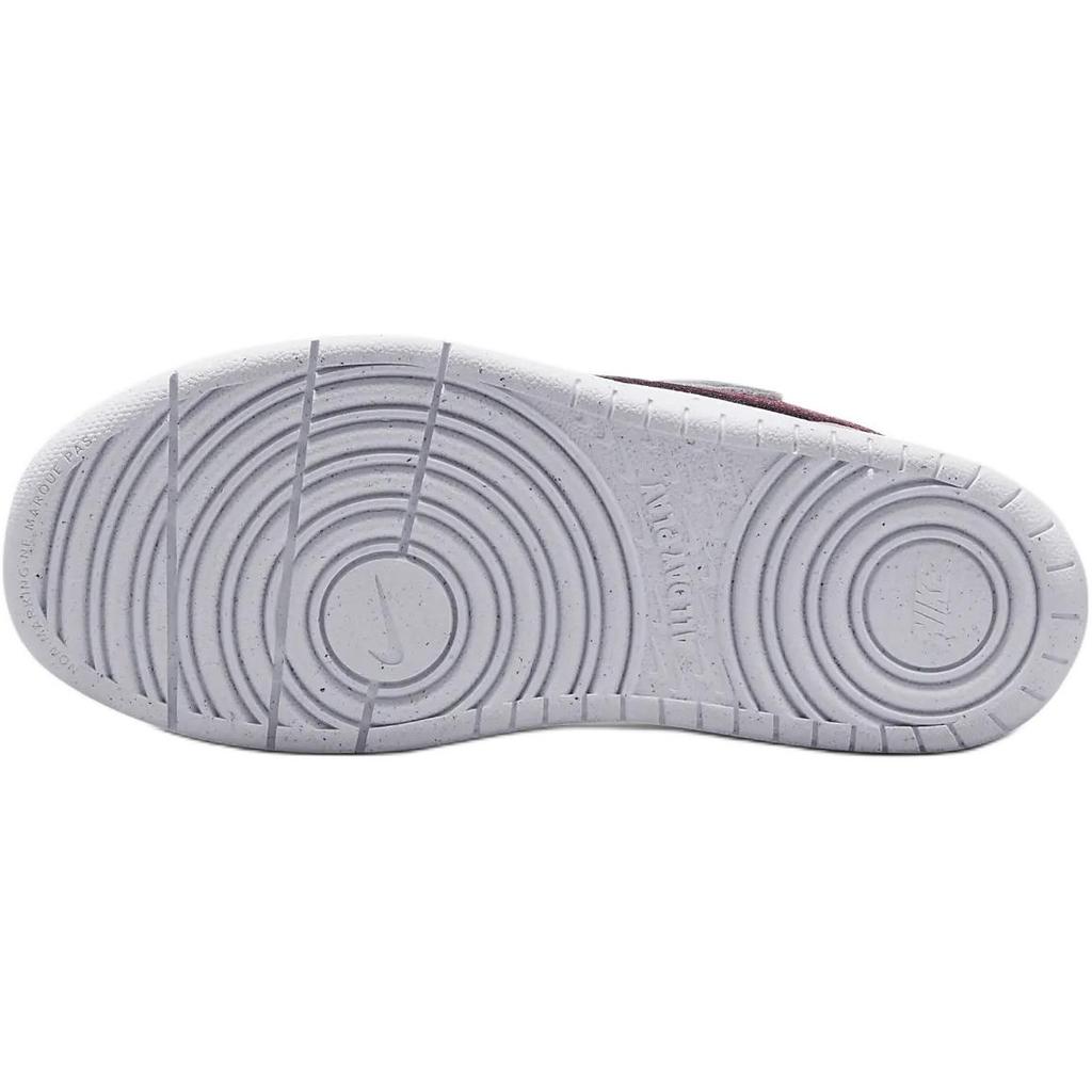 Nike Court Borough Recraft Vorschulkinder Lifestyle Schuhe Weiß Hell-Eisenerz Dunkles Pony FZ4522-100