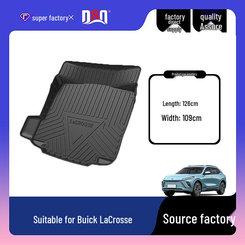 2009-2025 Buick LaCrosse All-Season Trunk Mat: Waterproof, Non-Slip, Wear-Resistant