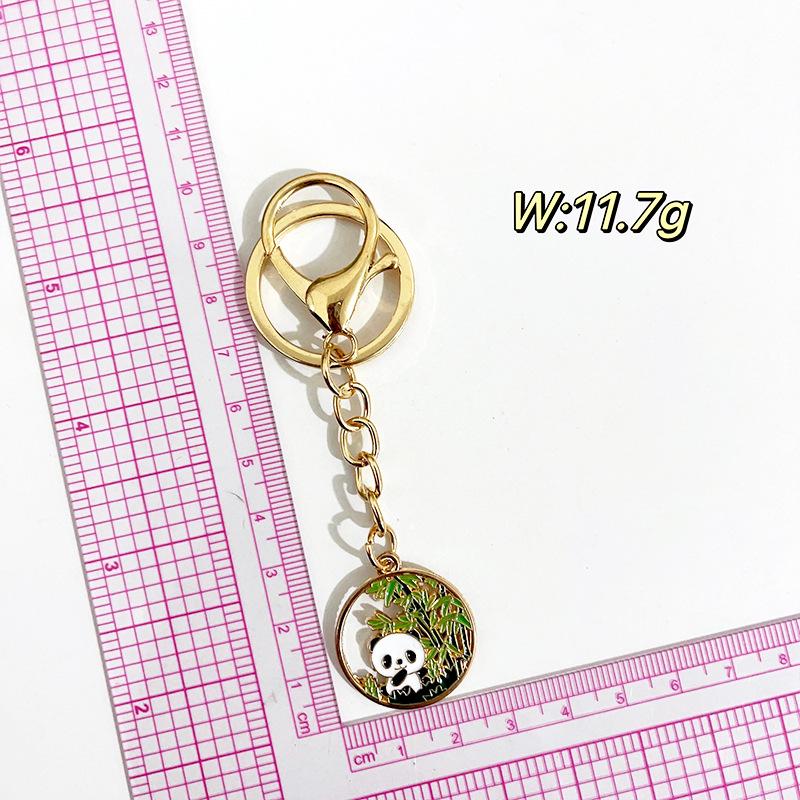 Exquisite Panda Keychain: Chinese Cultural Cartoon Bag Pendant