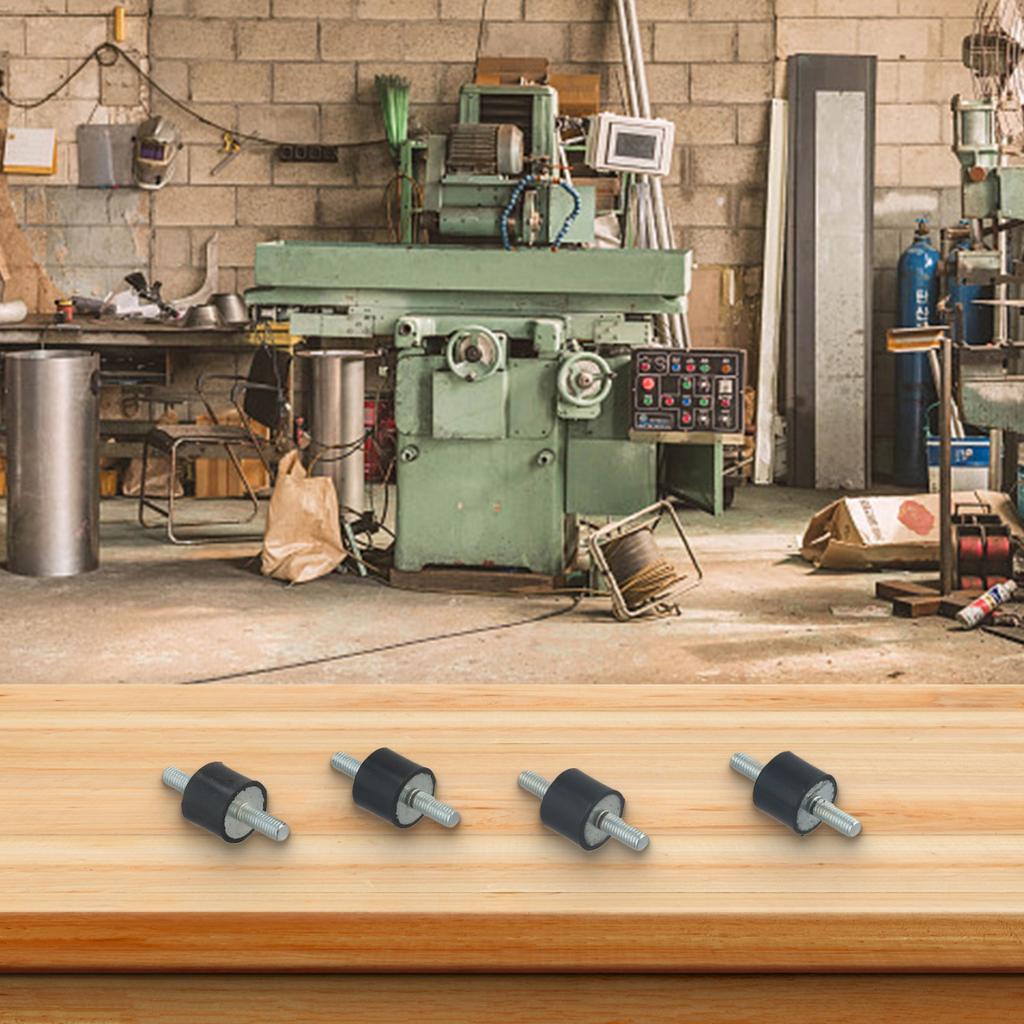 4pcs Rubber Buffer Accessories Damper Silent M5 M6 M8