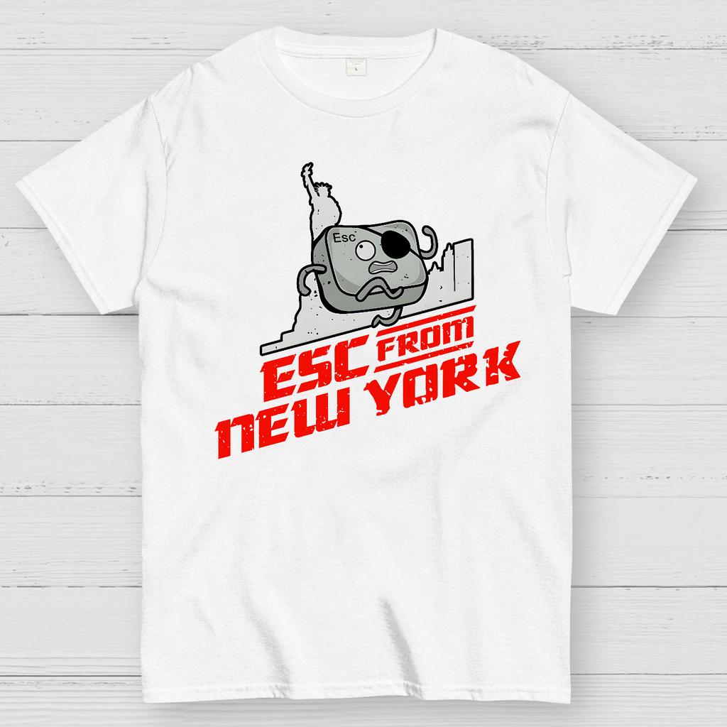 Esc from New York Unisex 100% Cotton Summer Casual Cool Loose T-Shirt