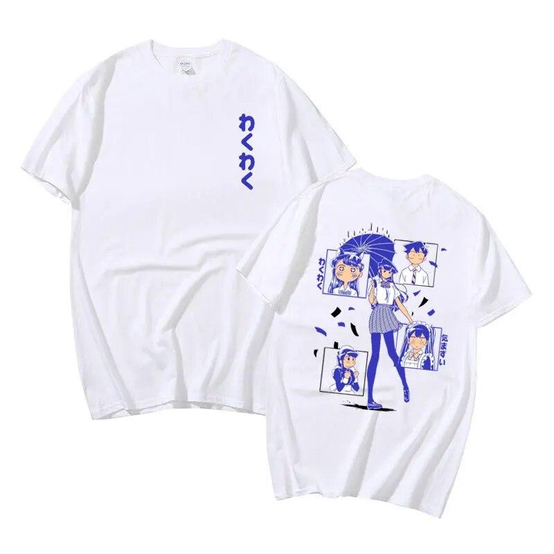 Anime Komi Shouko Komi-san Wa,Comyushou Desu trička Unisexga Komi Can't Communicate Tričko Unisex Dámské Unisexga Roztomilé tričko Kawaii
