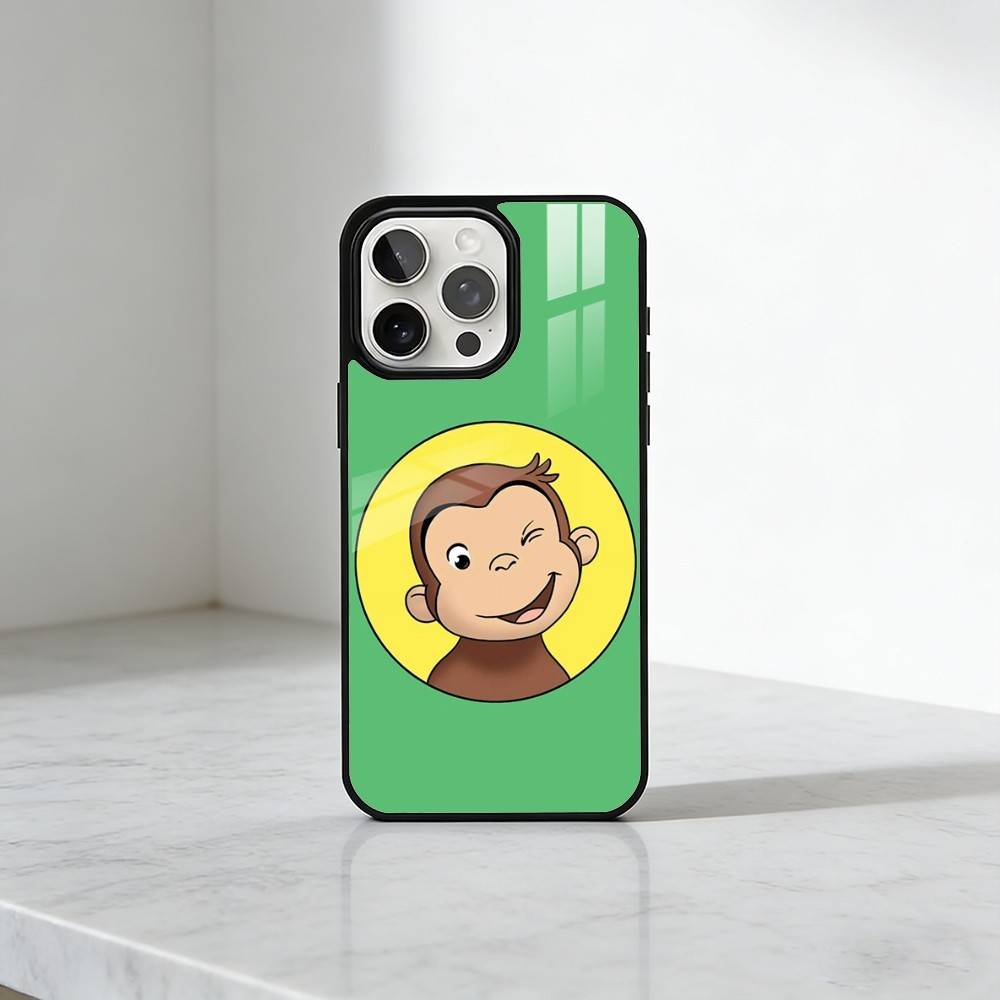 Curious George Monkey  Phone Case For iPhone17,16,15,14,13 Plus,Pro Max Magnetic For Magsafe Wireless Charging