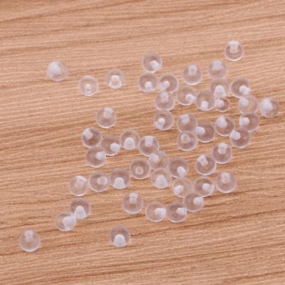50 Pieces Body Piercing Jewelry Replacement Balls Clear Acrylic  1.2 X 3mm