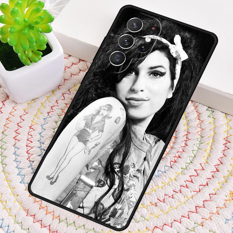Amy Winehouse Legardary Singer Phone Case for Samsung Galaxy Note 10 Pro S26 Ultra S23 S24 FE S25 S21 S22 PLUS Shockproof Cove