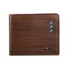 Men’s Slim Bifold Wallet Leather Short Wallet Vintage Business Card Holder Cash Pocket Compact Purse